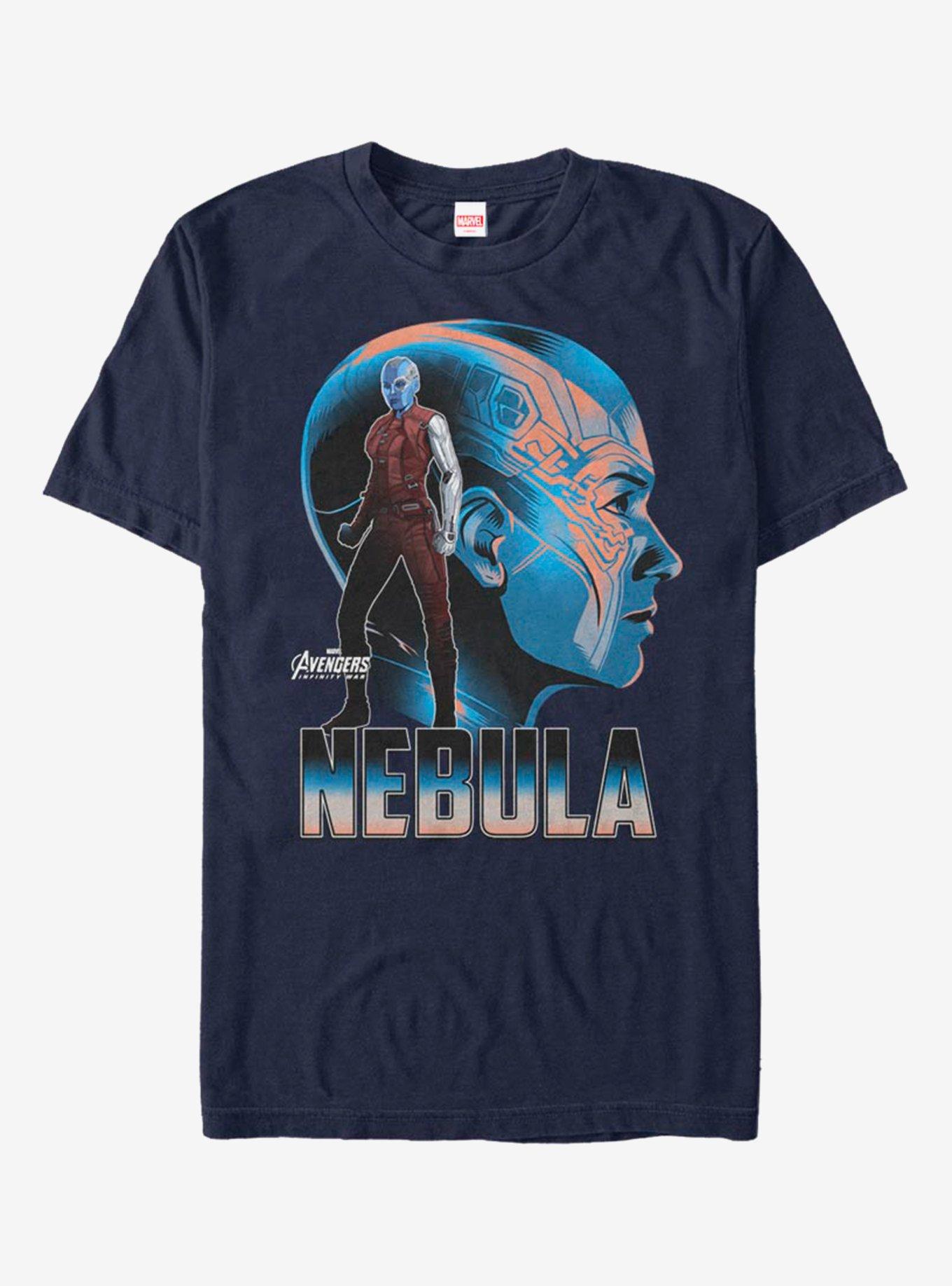 Marvel Avengers Nebula Sil T-Shirt, NAVY, hi-res