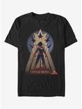 Marvel Captain Marvel Marvel Deco T-Shirt, BLACK, hi-res