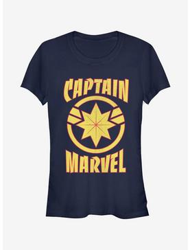 Marvel Captain Marvel Marvel Star Girls T-Shirt, NAVY, hi-res