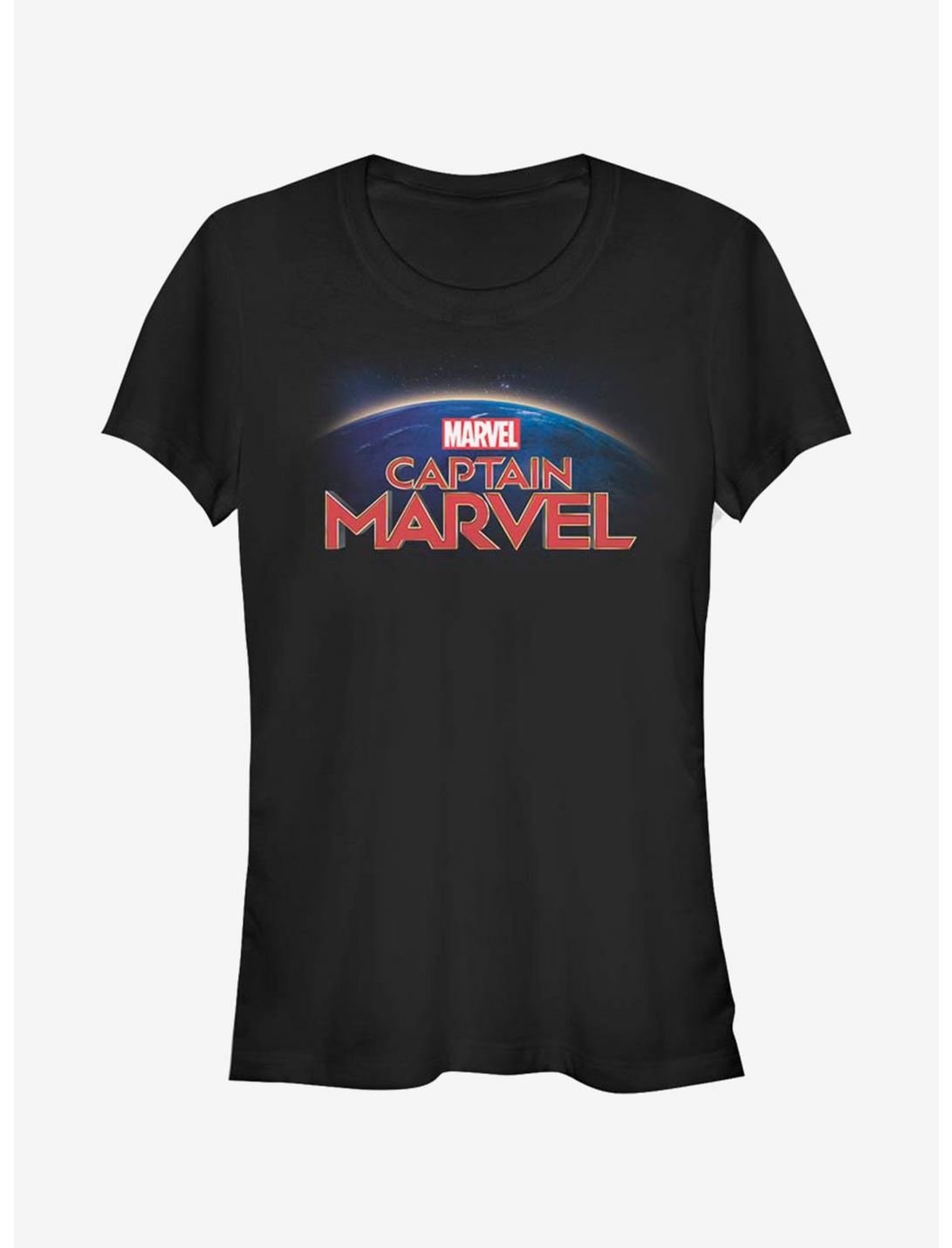 Marvel Captain Marvel Marvel World Girls T-Shirt, BLACK, hi-res