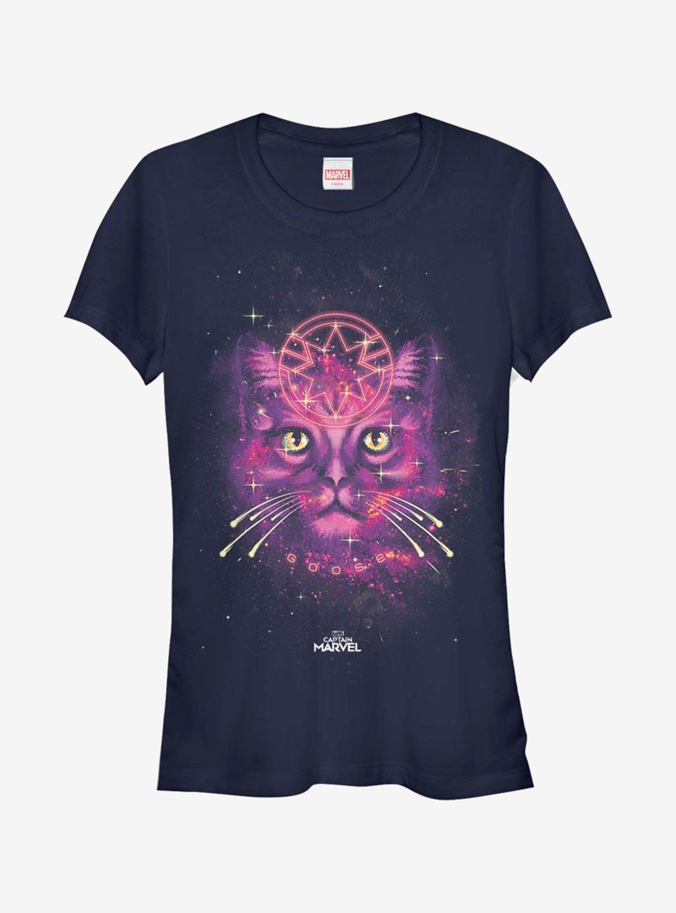 Marvel Captain Marvel Pink Goose Girls T-Shirt