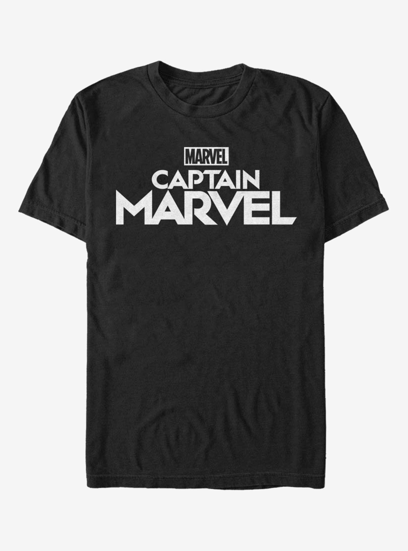 Marvel Captain Marvel Plain Captain Marvel Logo T-Shirt, , hi-res
