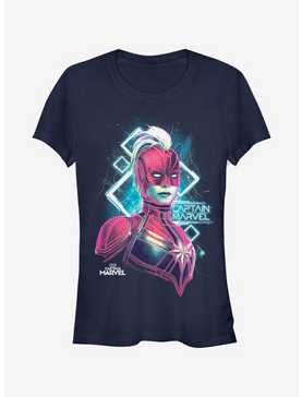 Marvel Captain Marvel Star Mapping Girls T-Shirt, , hi-res