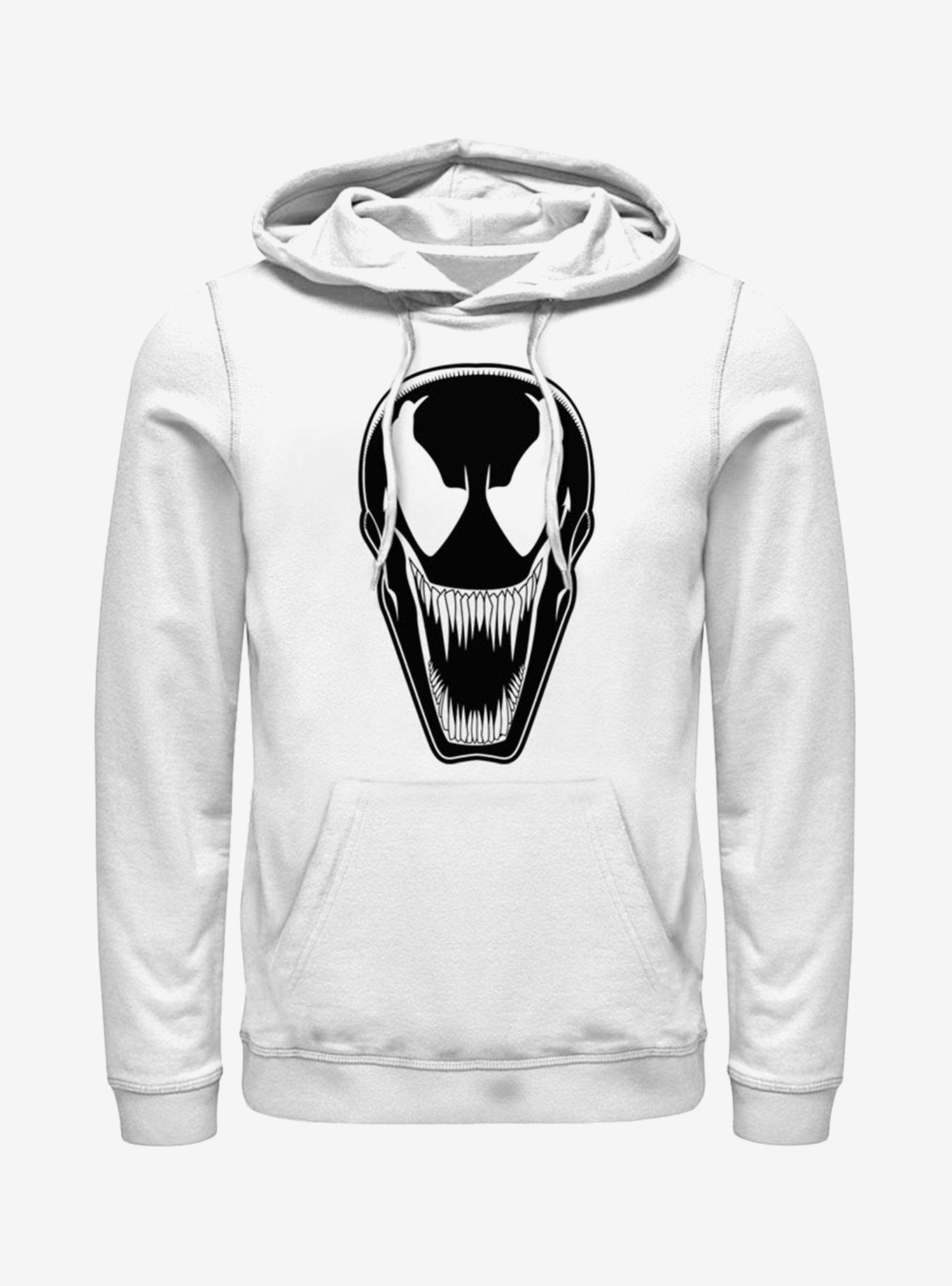 Marvel Venom Face Hoodie, WHITE, hi-res