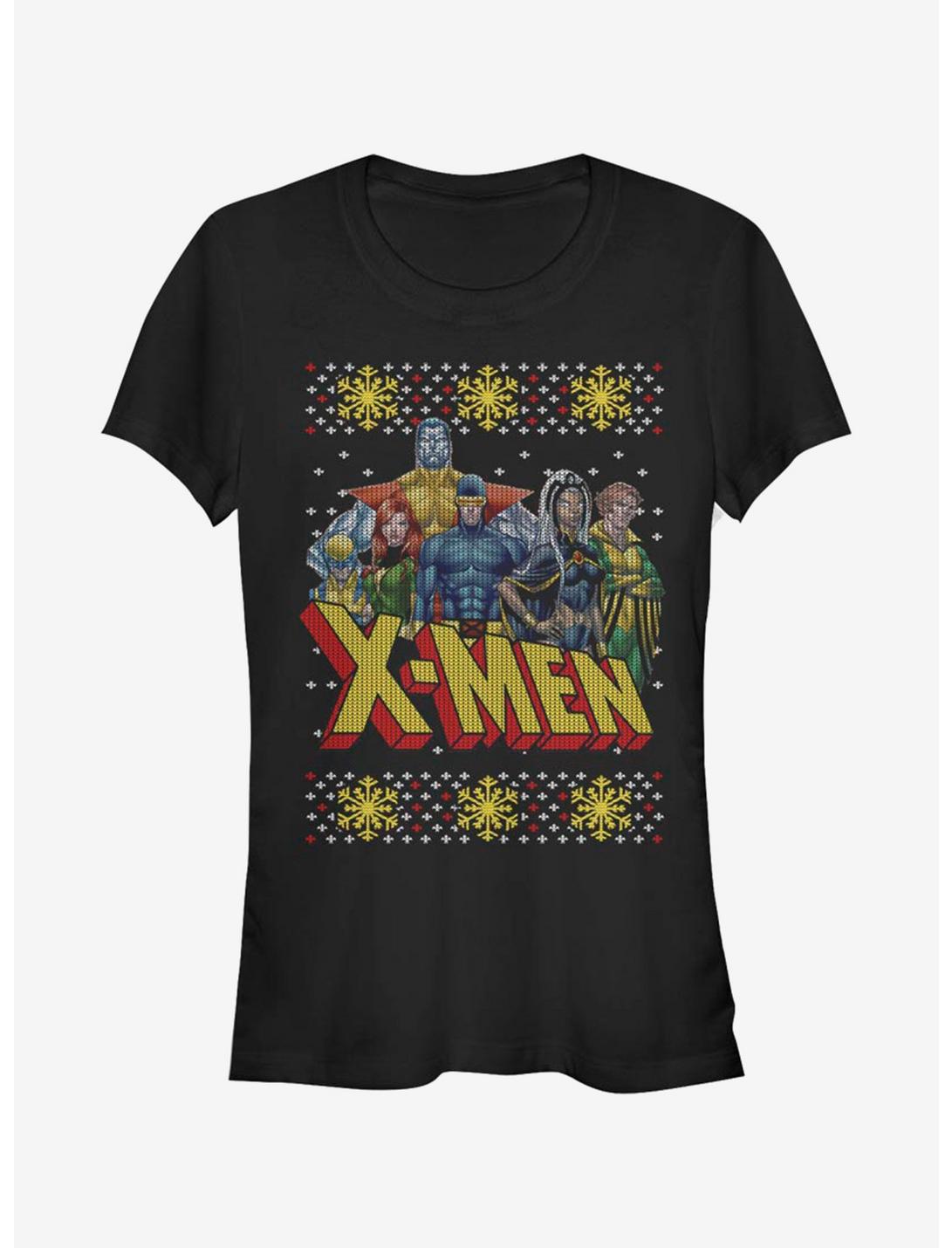 Marvel X-Men Group Sweater Girls T-Shirt, BLACK, hi-res