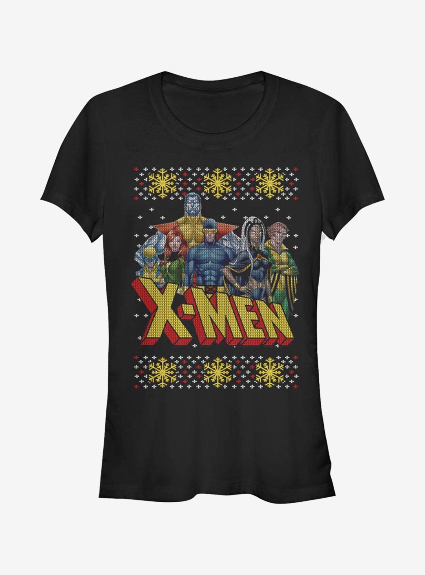 Marvel X-Men Group Sweater Girls T-Shirt, BLACK, hi-res