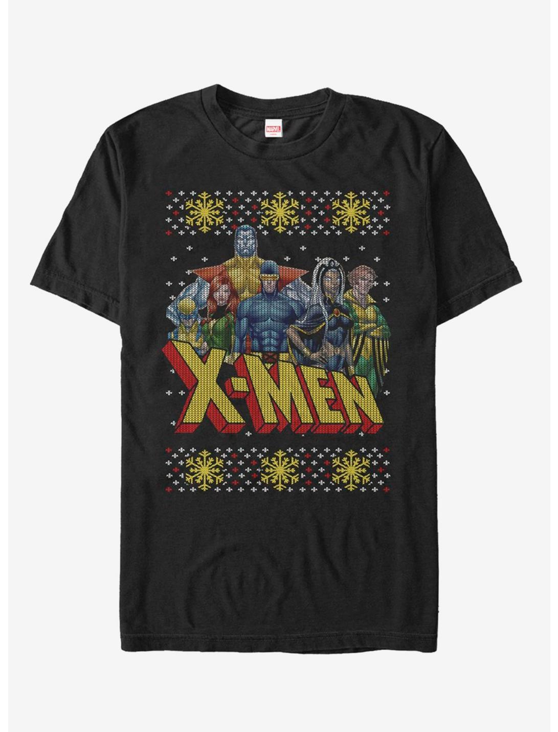 Marvel X-Men Group Sweater T-Shirt, BLACK, hi-res