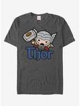 Marvel Thor Kawaii Thor T-Shirt, CHAR HTR, hi-res
