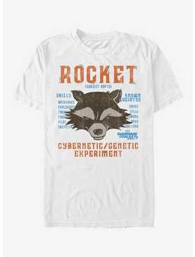 Marvel Rocket List  T-Shirt, WHITE, hi-res