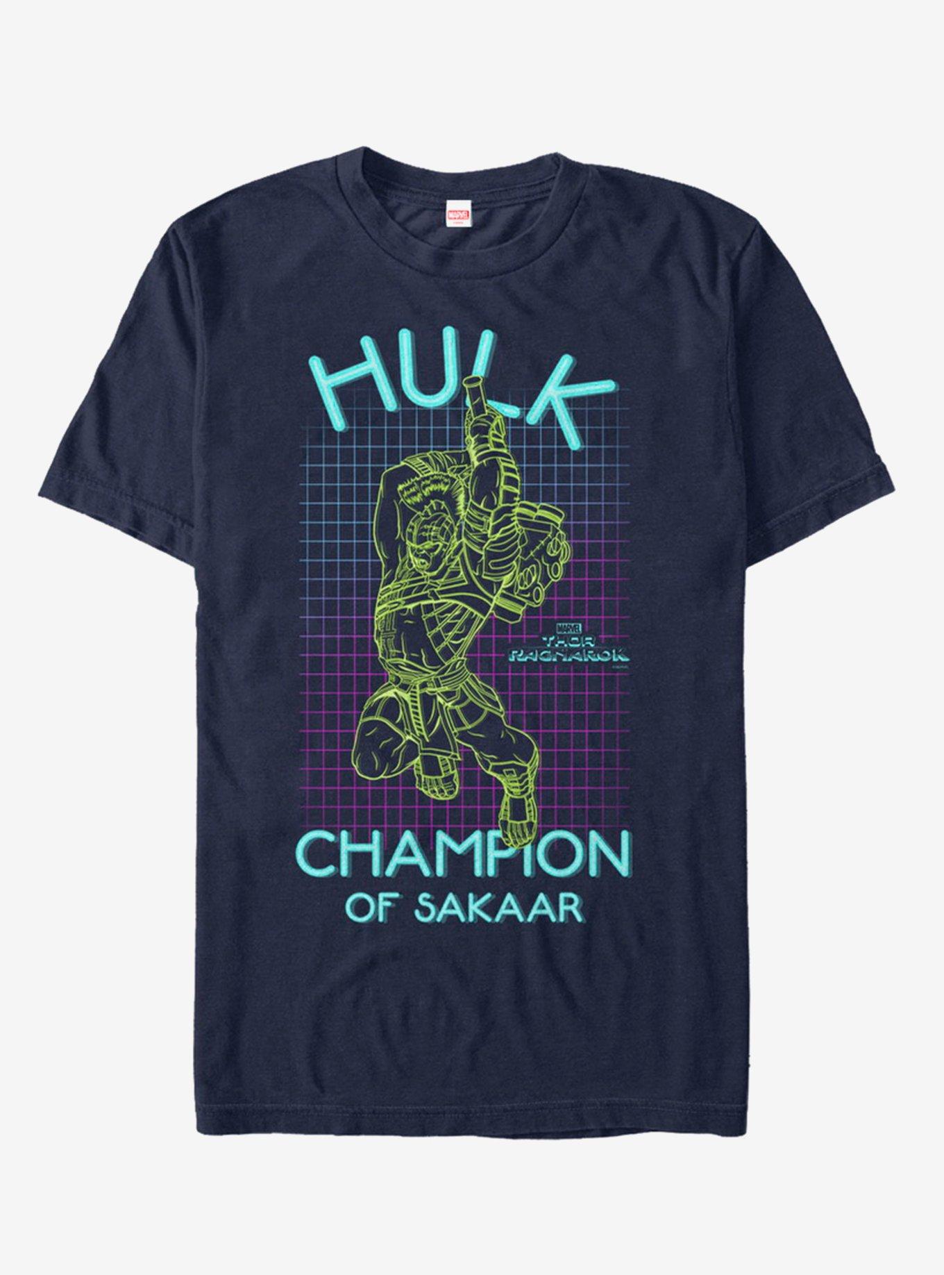 Marvel Hulk Hulk Champion T-Shirt, NAVY, hi-res