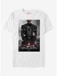 Marvel Captain America First Avenger Poster T-Shirt, WHITE, hi-res