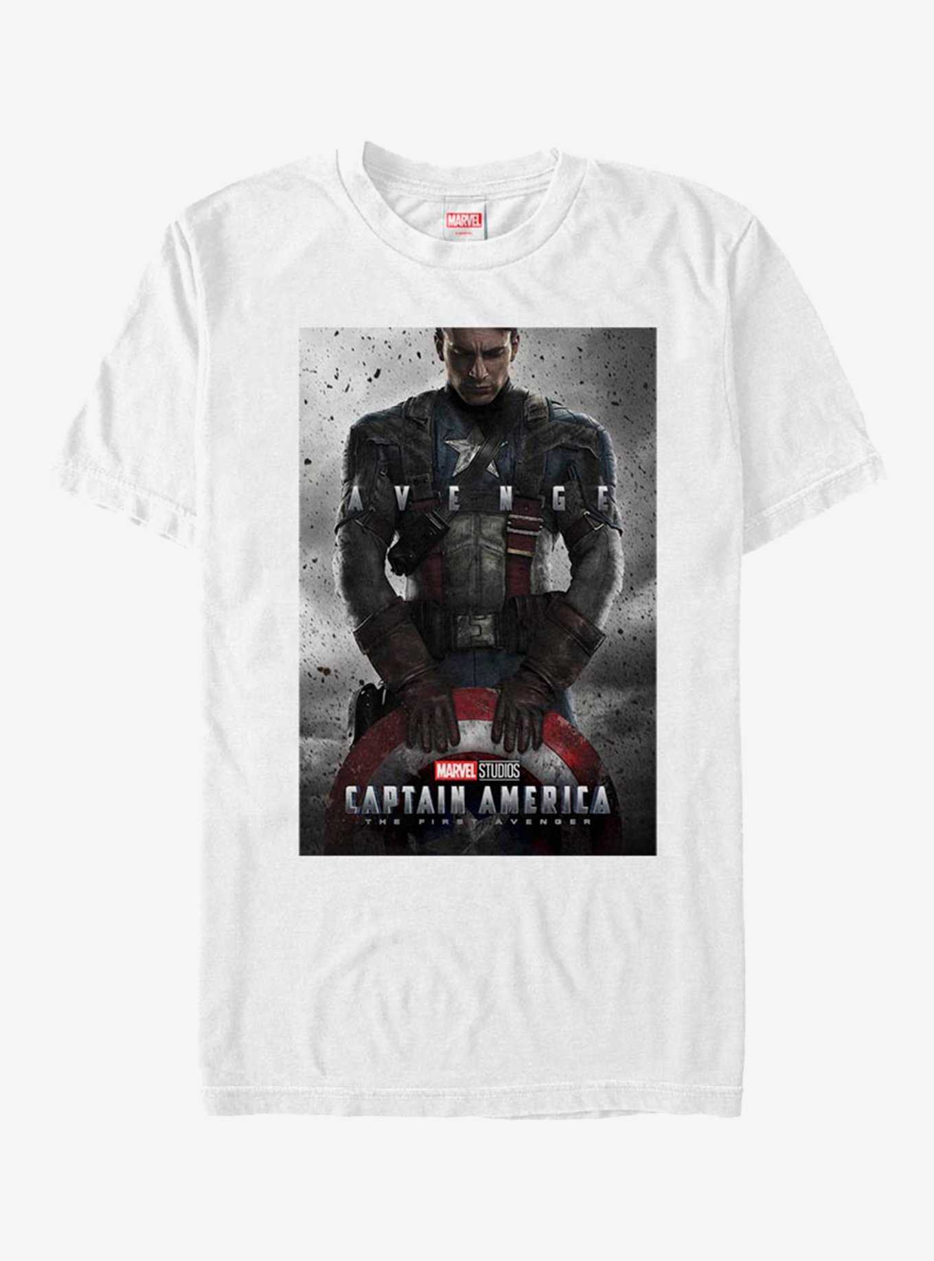 Marvel Captain America First Avenger Poster T-Shirt, , hi-res