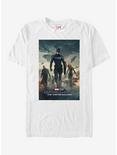 Marvel Captain America Winter Soldier Poster T-Shirt, WHITE, hi-res