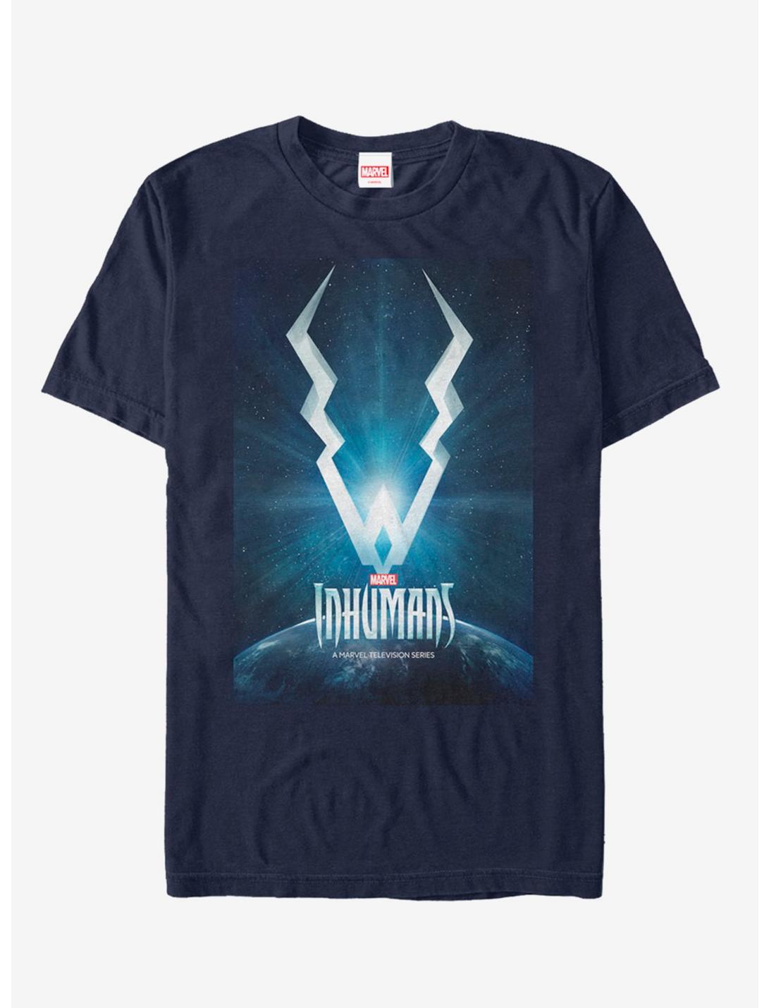 Marvel Inhumans InhumansTV Poster T-Shirt, NAVY, hi-res