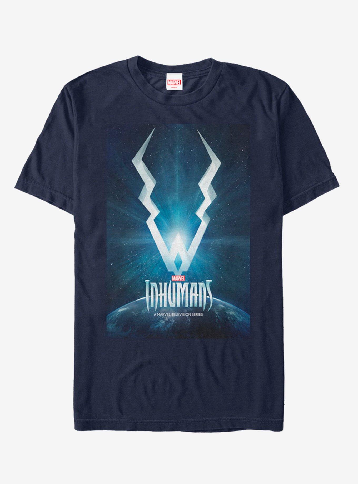 Marvel Inhumans InhumansTV Poster T-Shirt, NAVY, hi-res