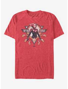 Marvel Captain Marvel American Captain 2 LOGO T-Shirt, , hi-res