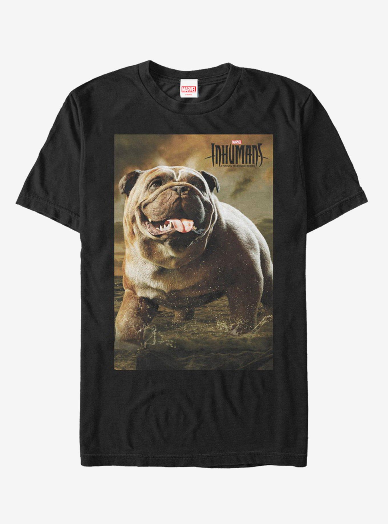 Marvel Inhumans Lockjaw Poster T-Shirt, BLACK, hi-res