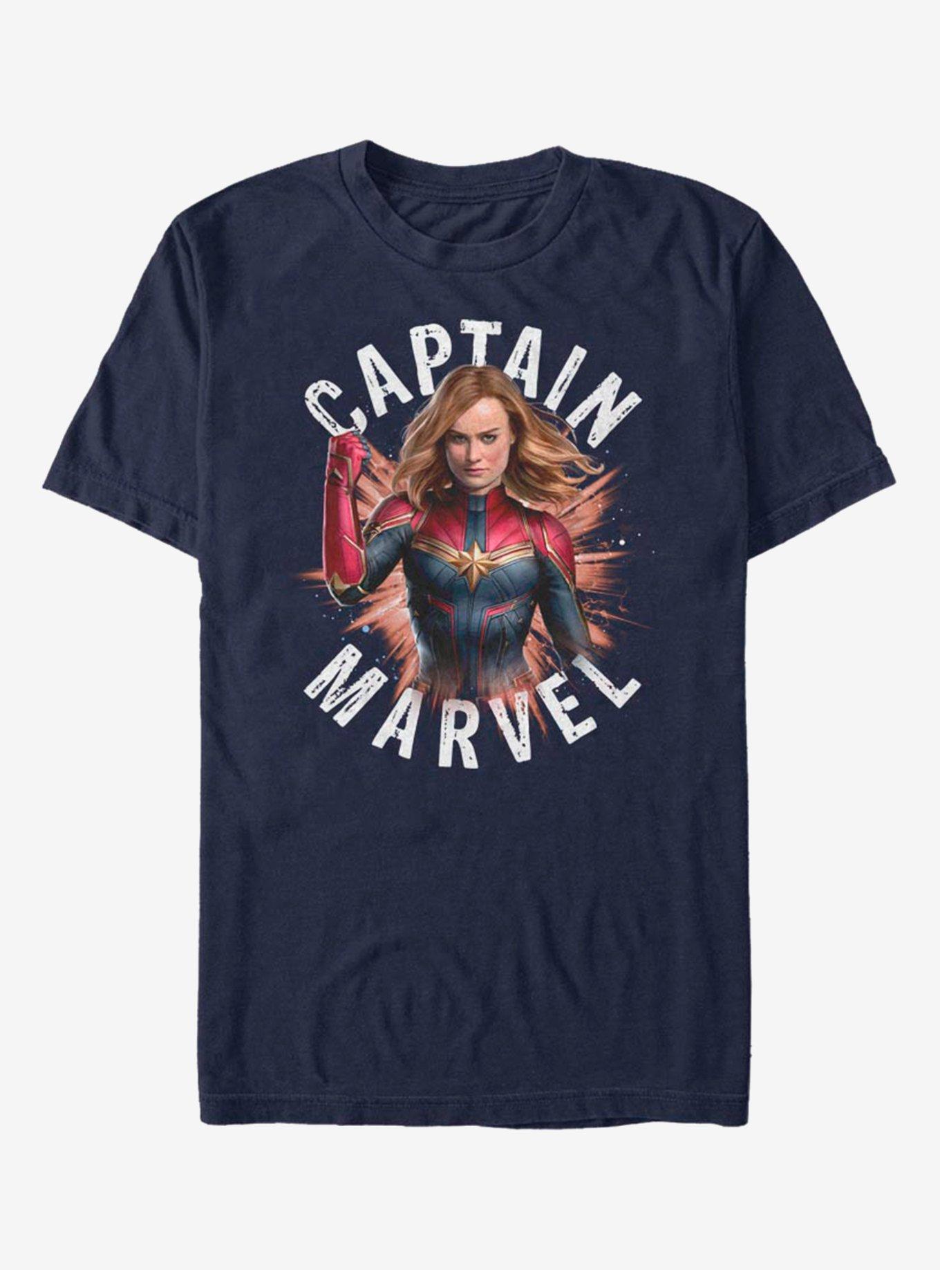 Marvel Captain Marvel Burst T-Shirt