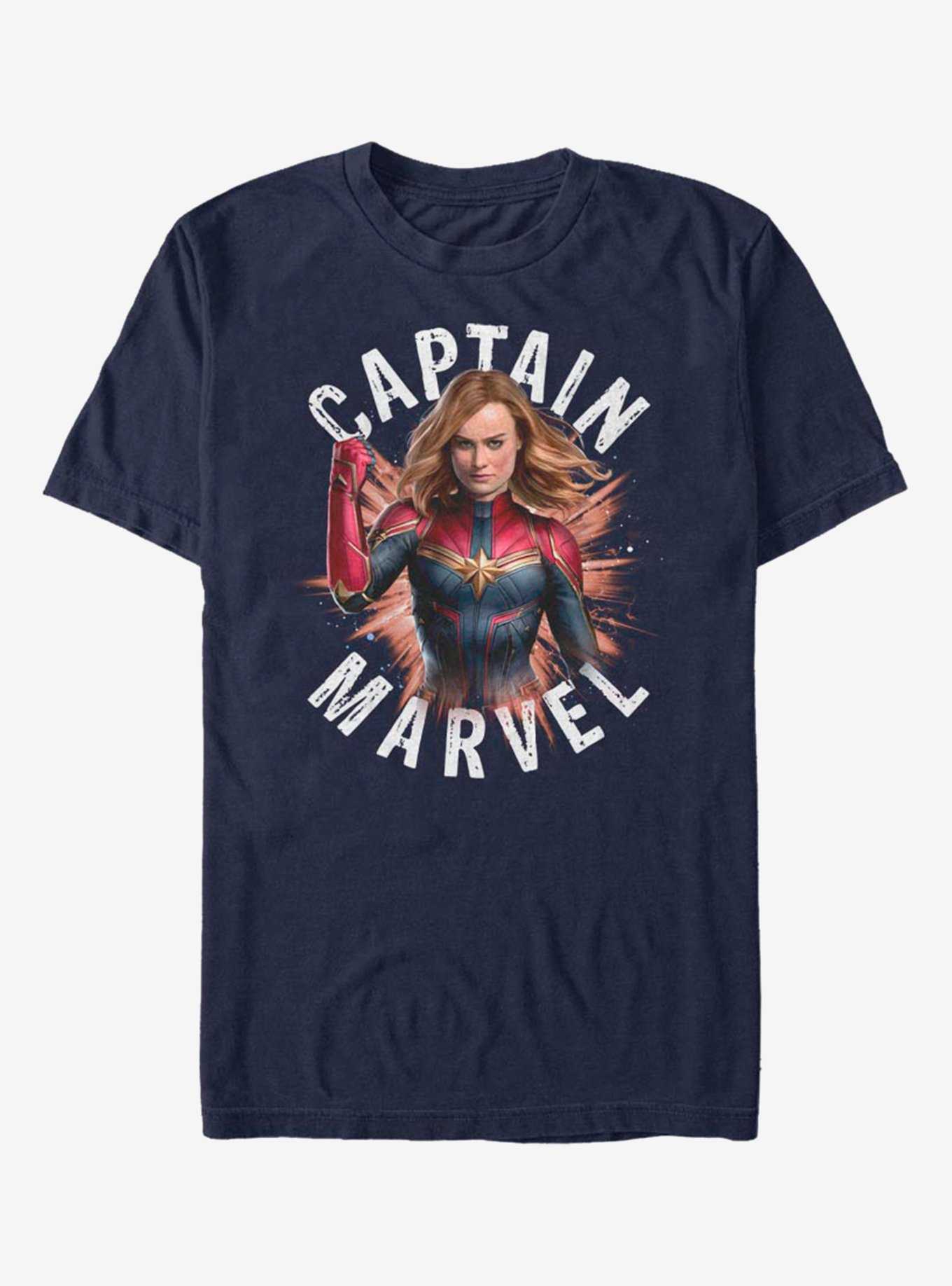 Marvel Captain Marvel Burst T-Shirt, , hi-res