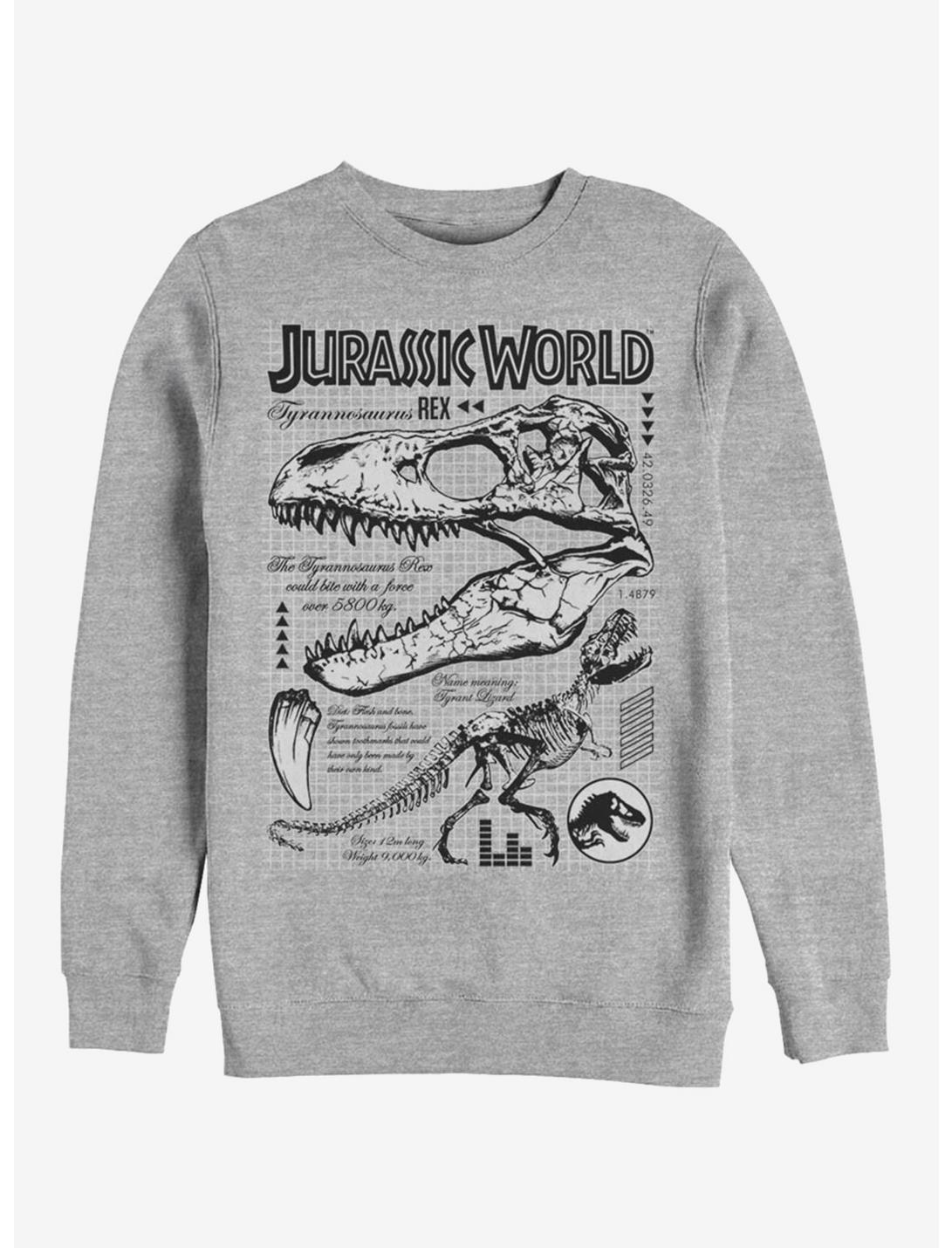 Jurassic Park Bones Brigade Sweatshirt, ATH HTR, hi-res
