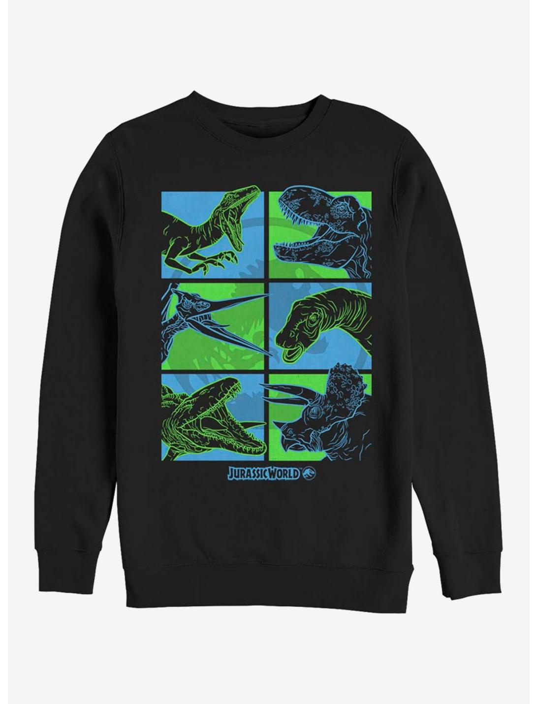 Jurassic Park Box Seats Sweatshirt, BLACK, hi-res