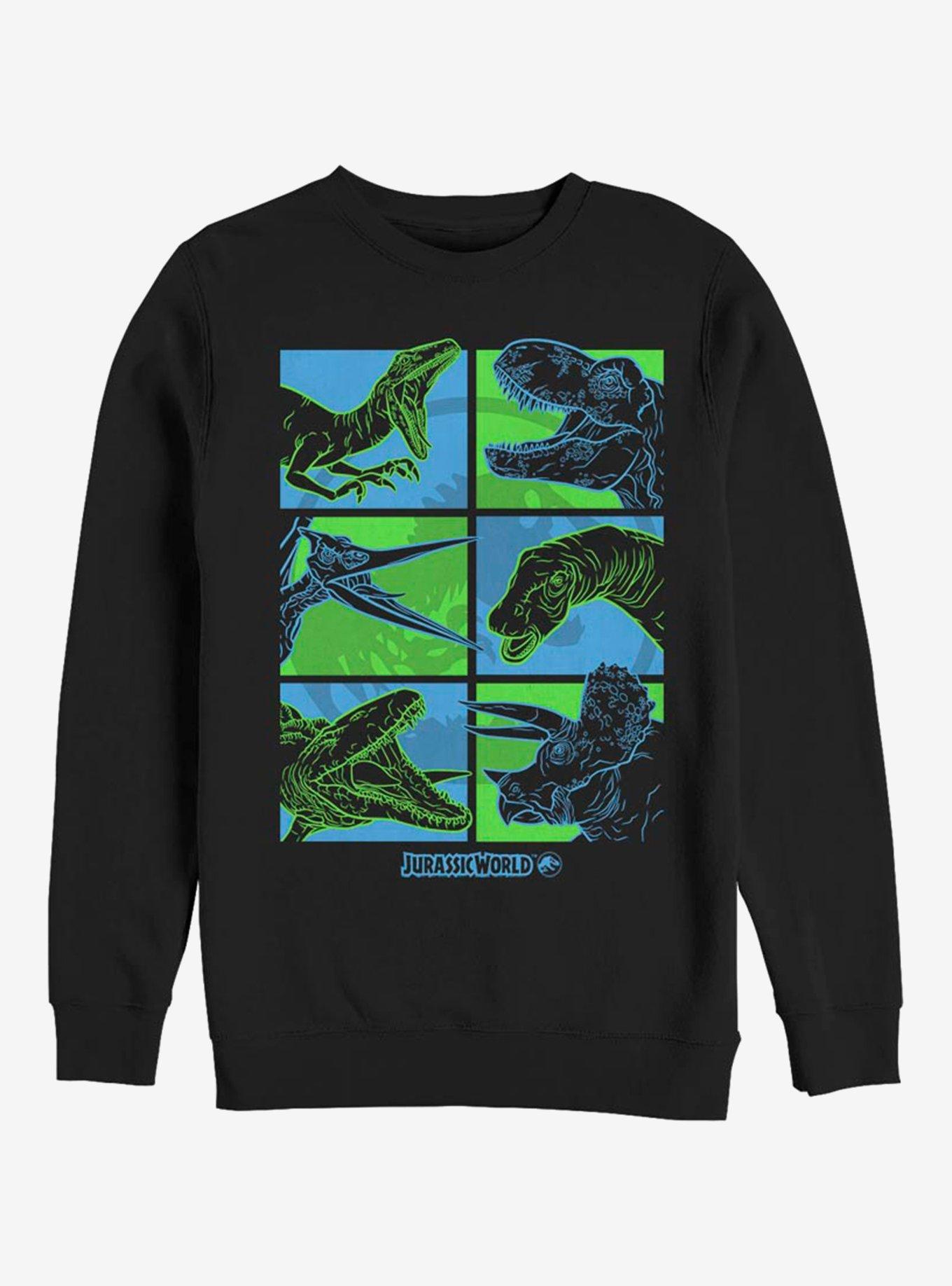 Jurassic Park Box Seats Sweatshirt, BLACK, hi-res