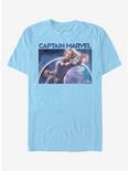 Marvel Captain Marvel Captain World Savior T-Shirt, LT BLUE, hi-res