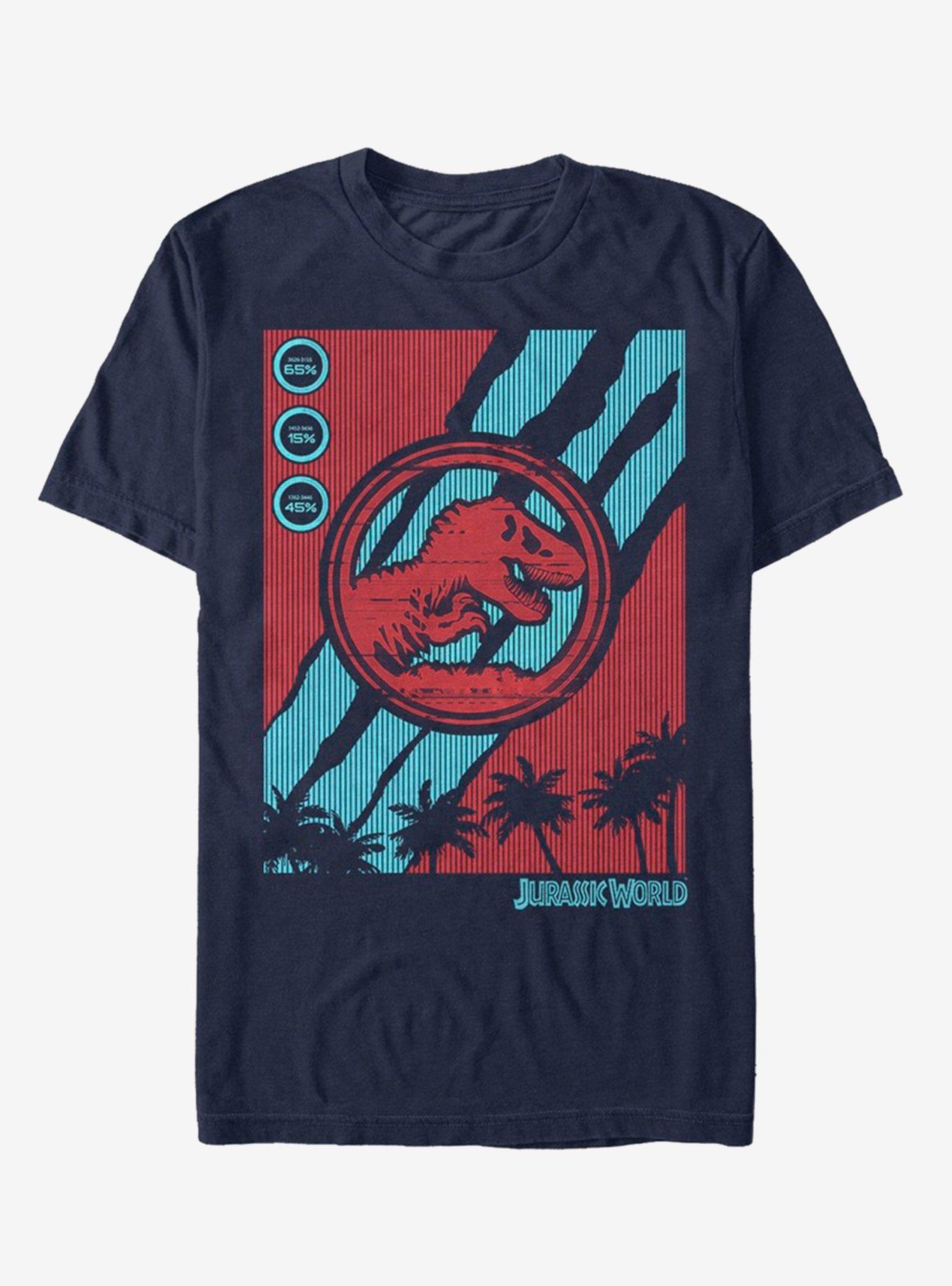 Jurassic Park Dino Rip Tech T-Shirt, NAVY, hi-res