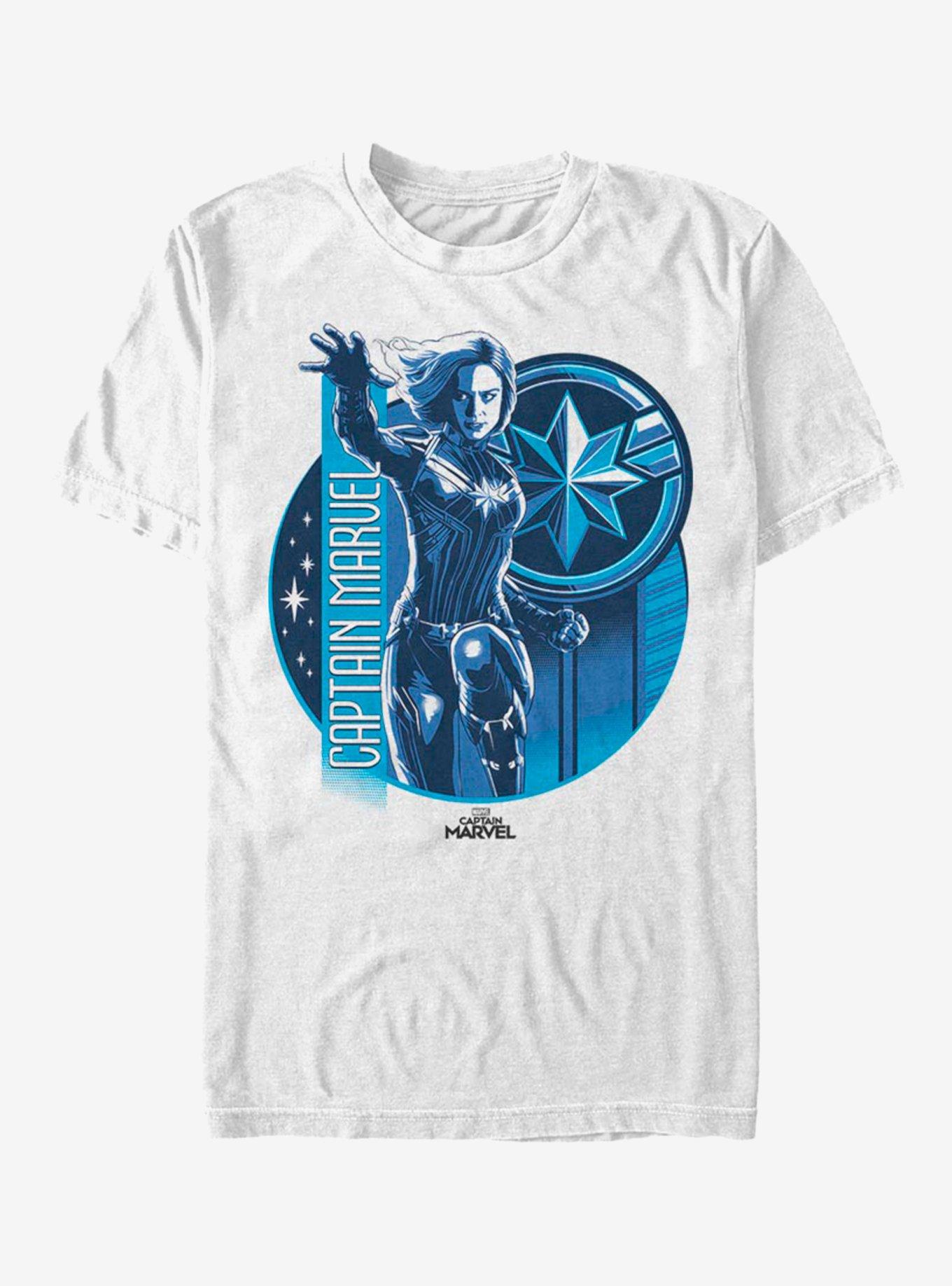 Marvel Captain Marvel Spirit Force T-Shirt, WHITE, hi-res