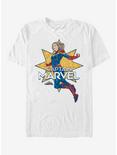 Marvel Captain Marvel Star T-Shirt, WHITE, hi-res