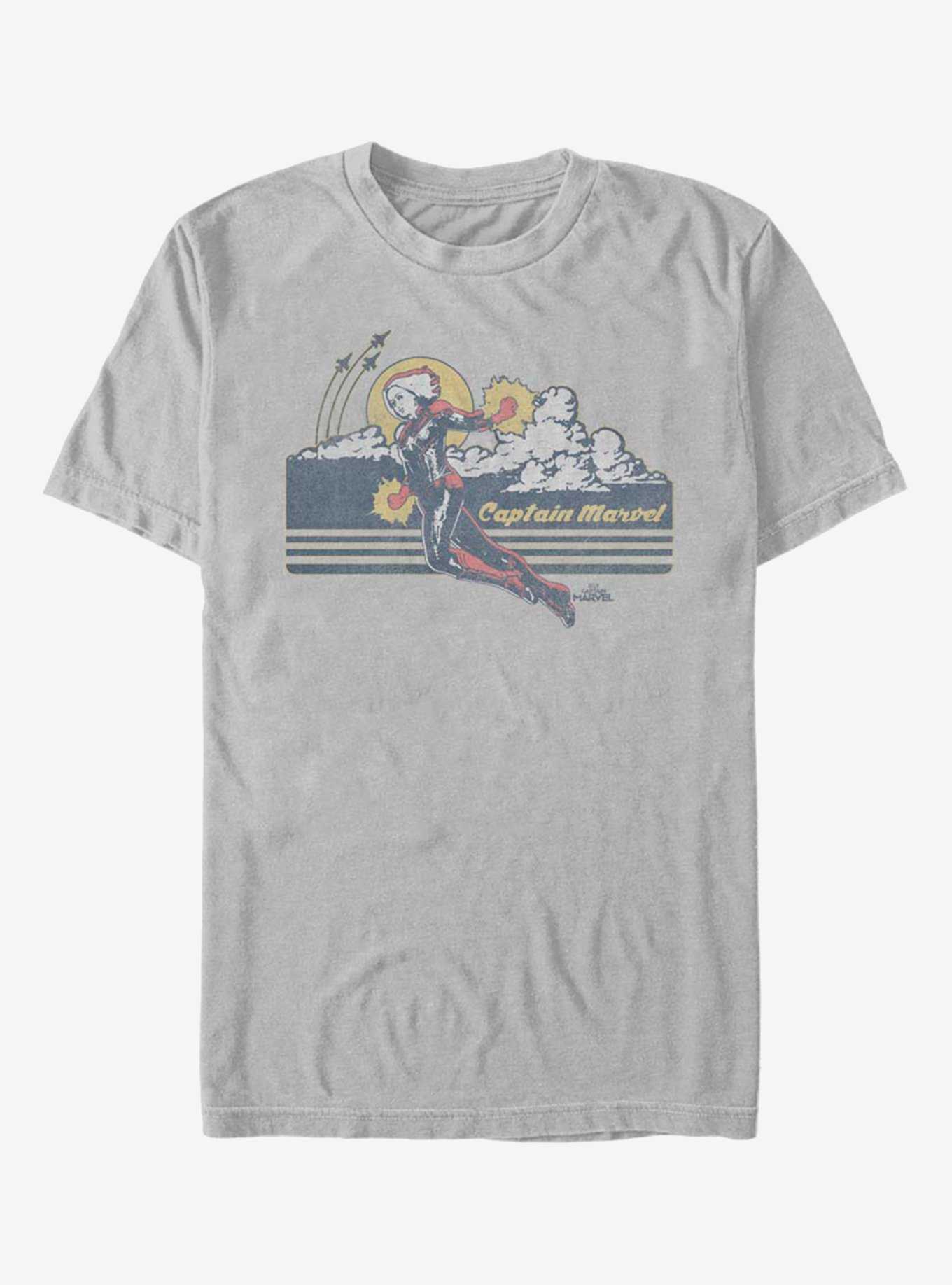 Marvel Captain Marvel Sunset Hero T-Shirt, , hi-res
