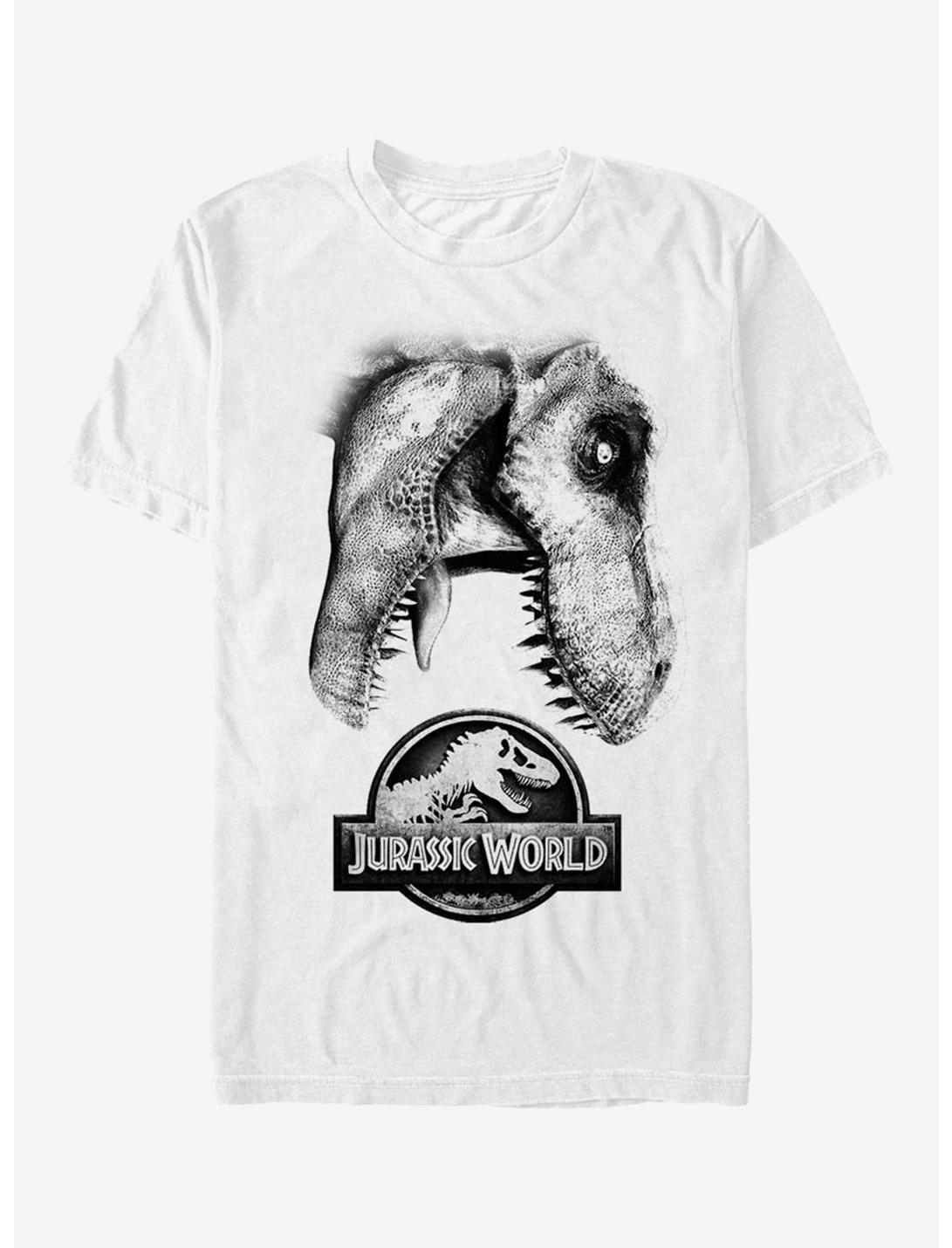 Jurassic Park Large Rex T-Shirt, WHITE, hi-res