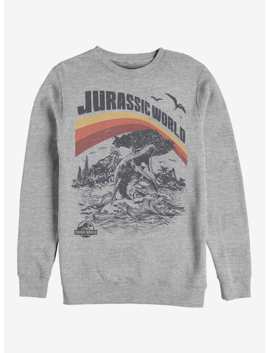 Jurassic Park Nebular Oceanic Sweatshirt, ATH HTR, hi-res