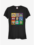 Marvel Guardians Of The Galaxy Guardians of Emoji Girls T-Shirt, BLACK, hi-res