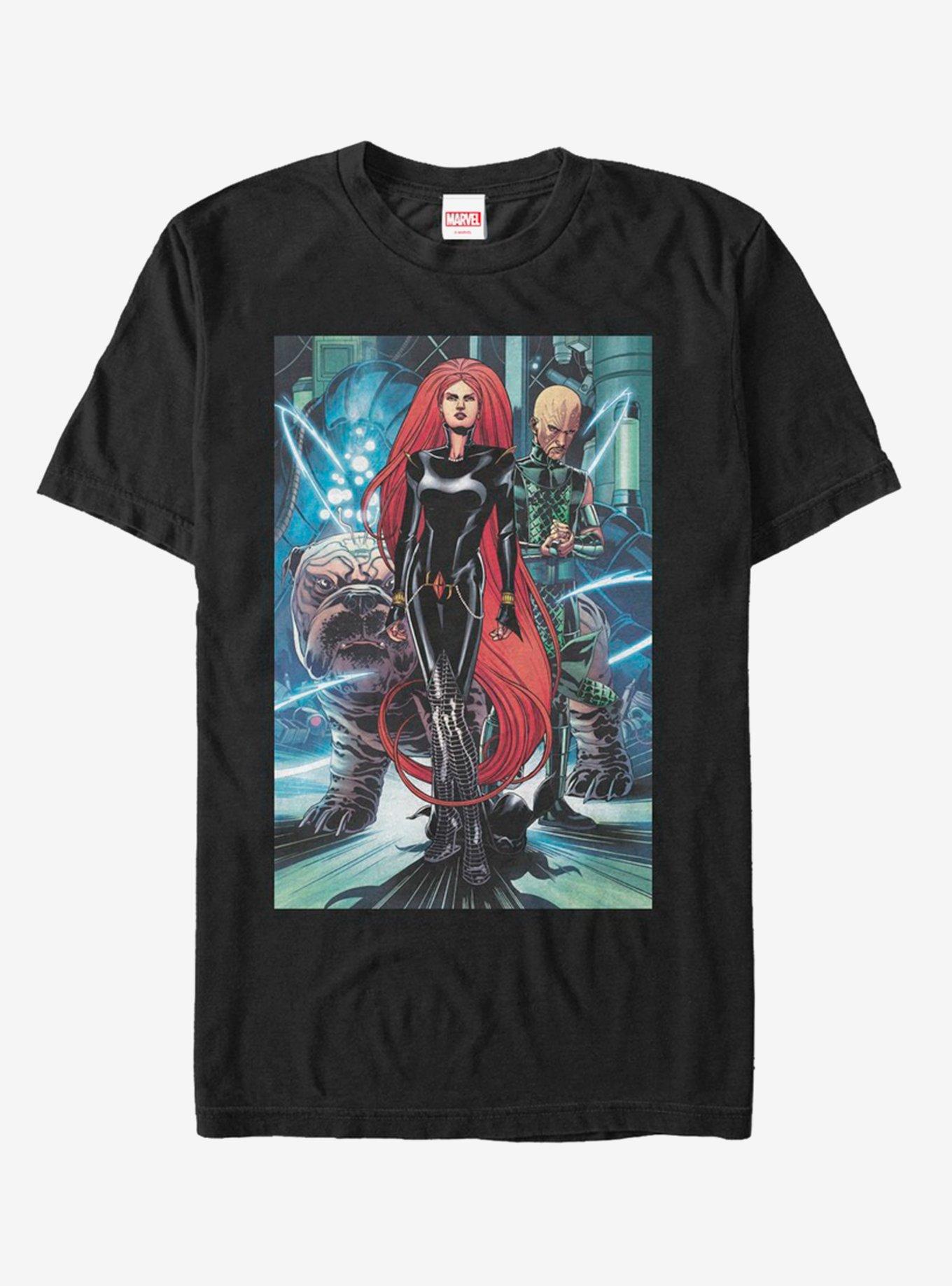 Marvel Inhumans Space Hair T-Shirt, BLACK, hi-res