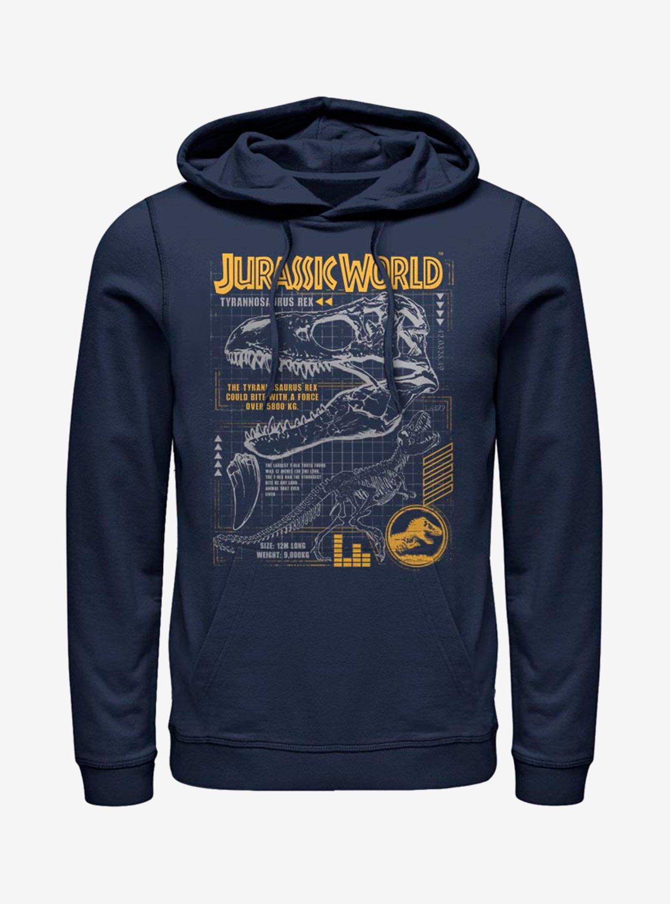 Jurassic Park Rex Breakdown Hoodie