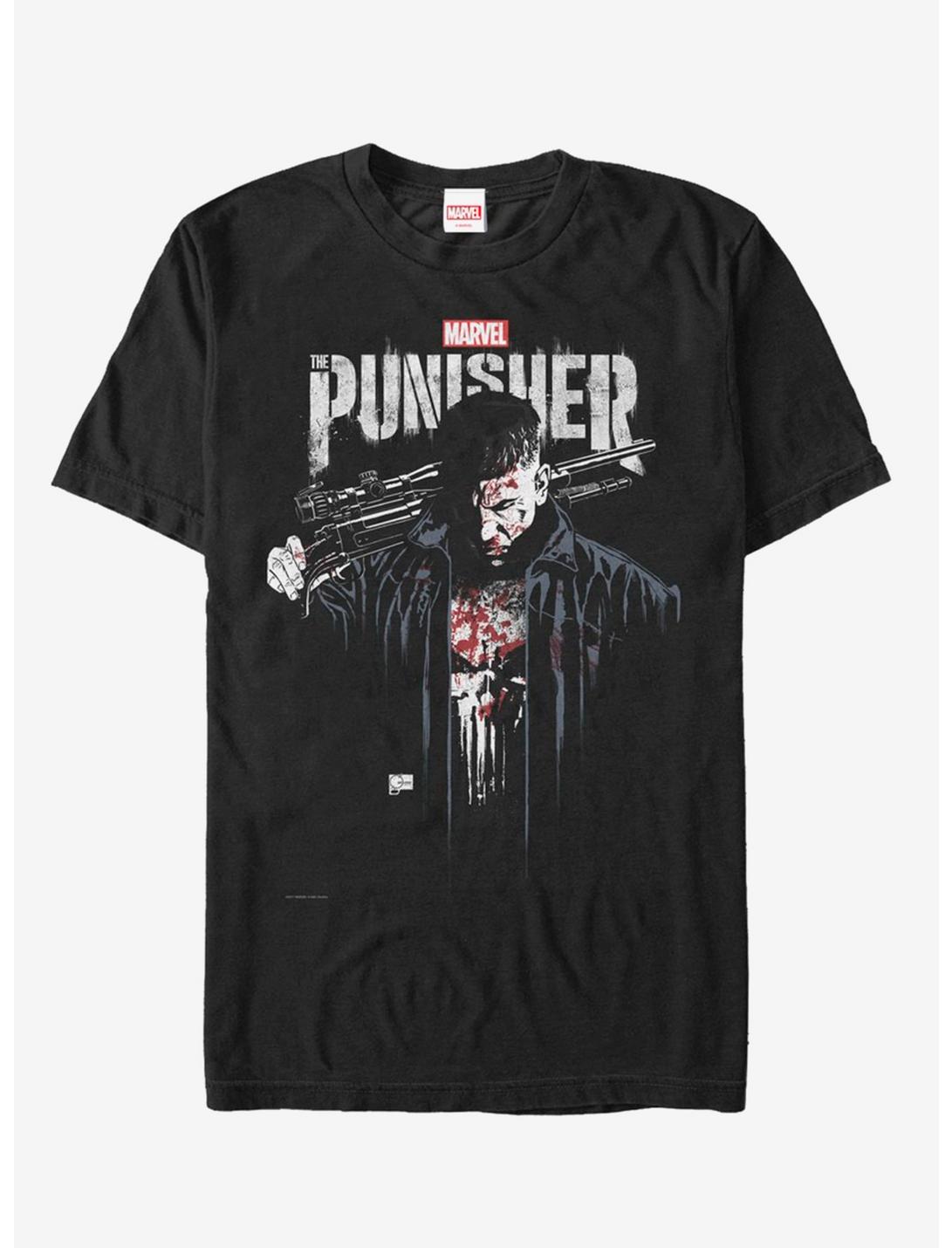 Marvel Punisher Punisher Downfall T-Shirt, BLACK, hi-res