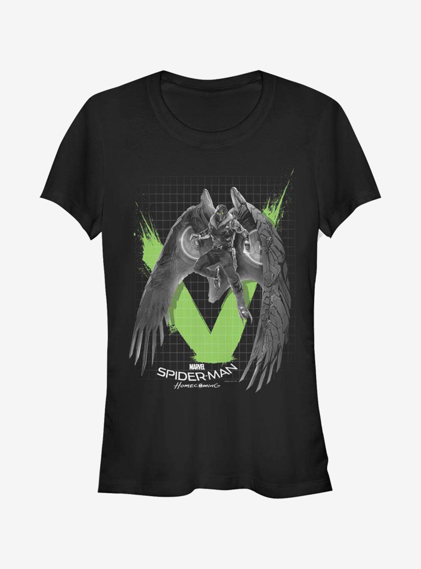 Marvel Spider-Man V Is For Vulture Girls T-Shirt, , hi-res