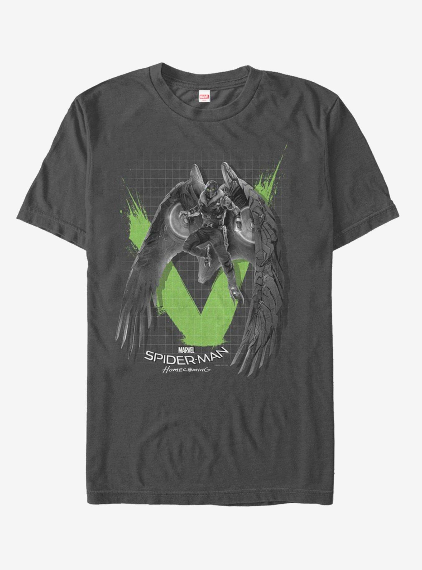 Marvel Spider-Man V Is For Vulture T-Shirt, , hi-res