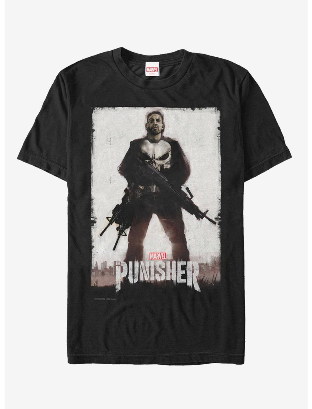 Marvel Punisher Epic T-Shirt, BLACK, hi-res