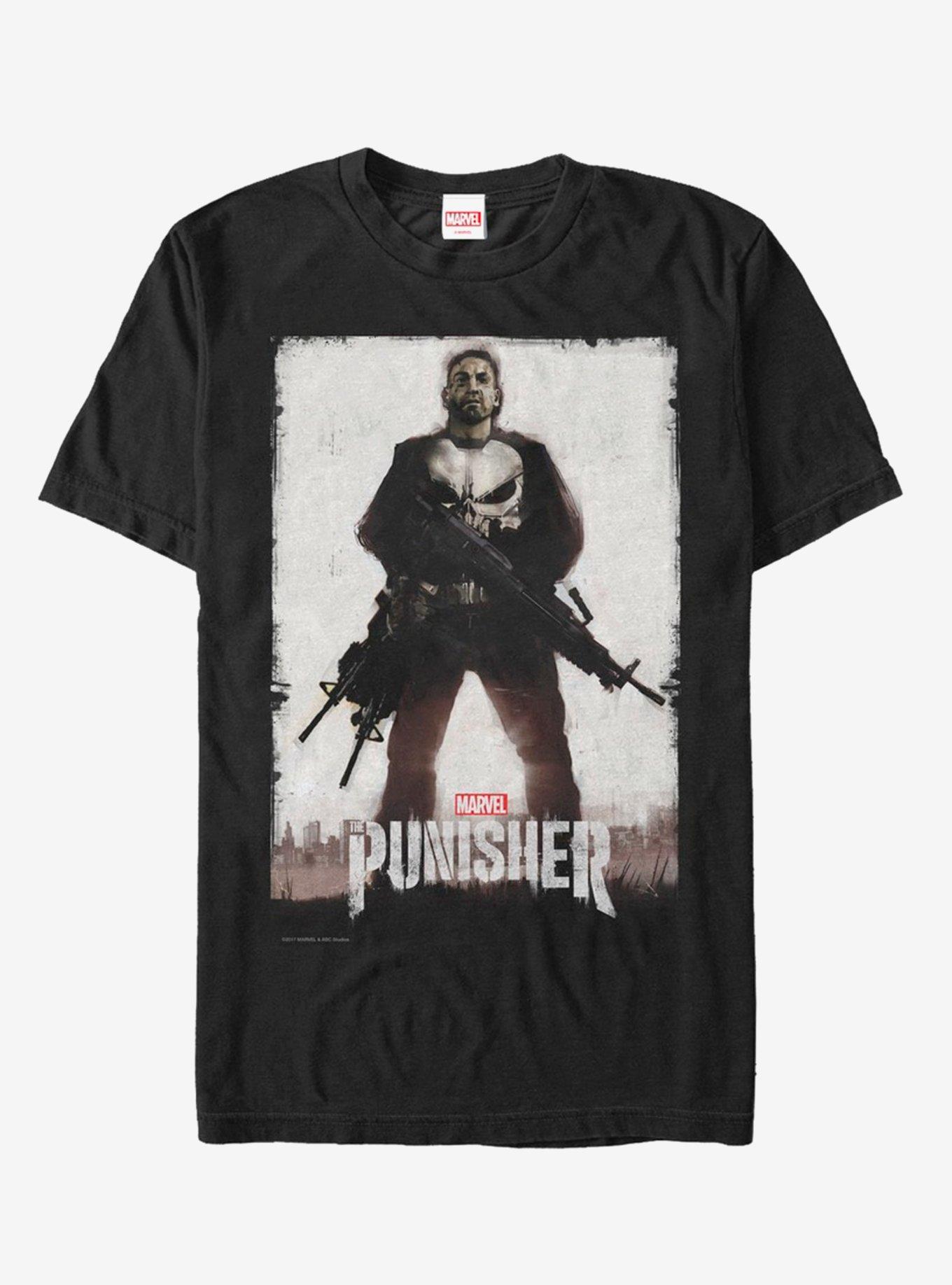 Marvel Punisher Epic T-Shirt, BLACK, hi-res