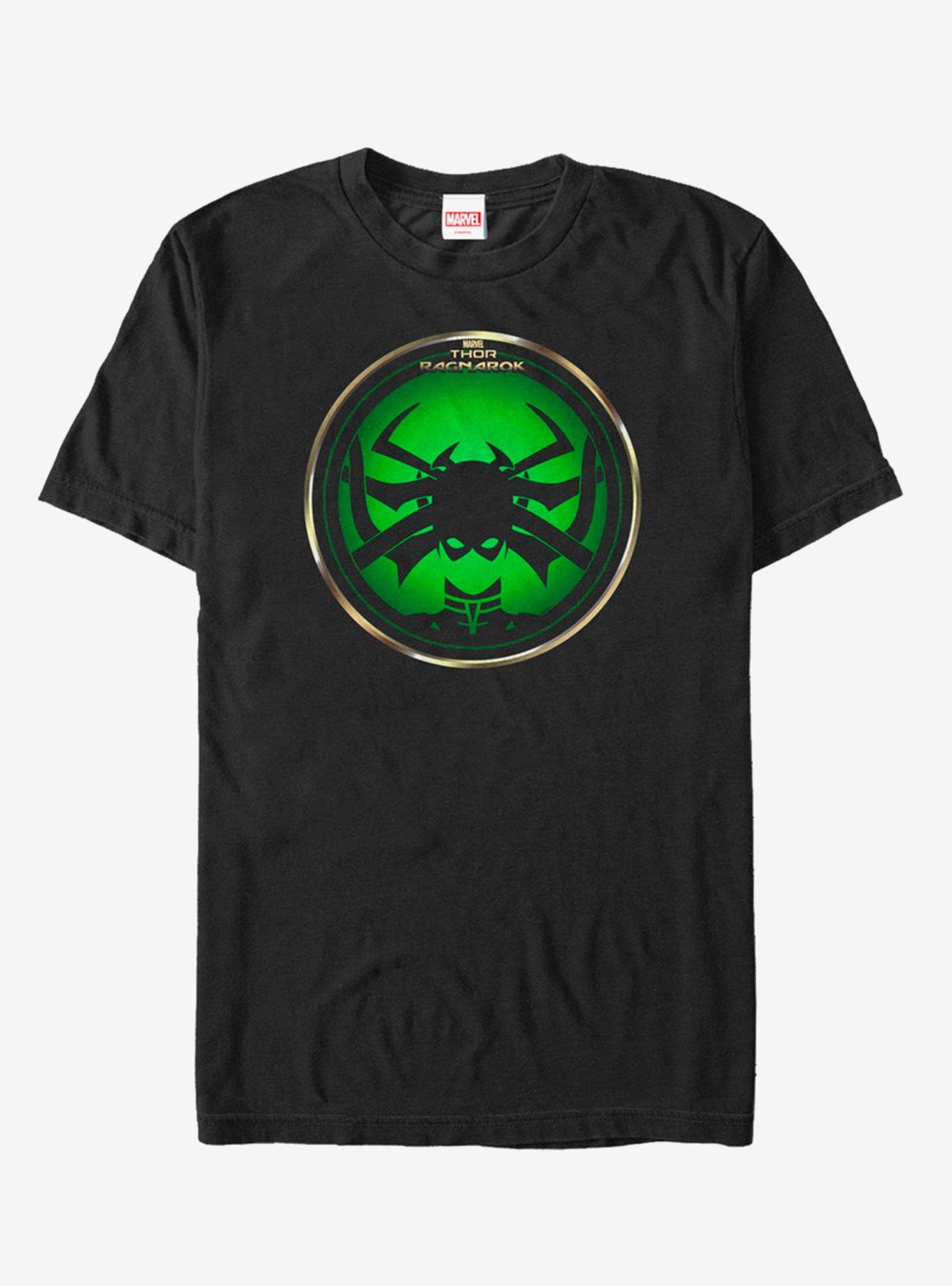 Marvel Thor Hela Emblem T-Shirt, BLACK, hi-res