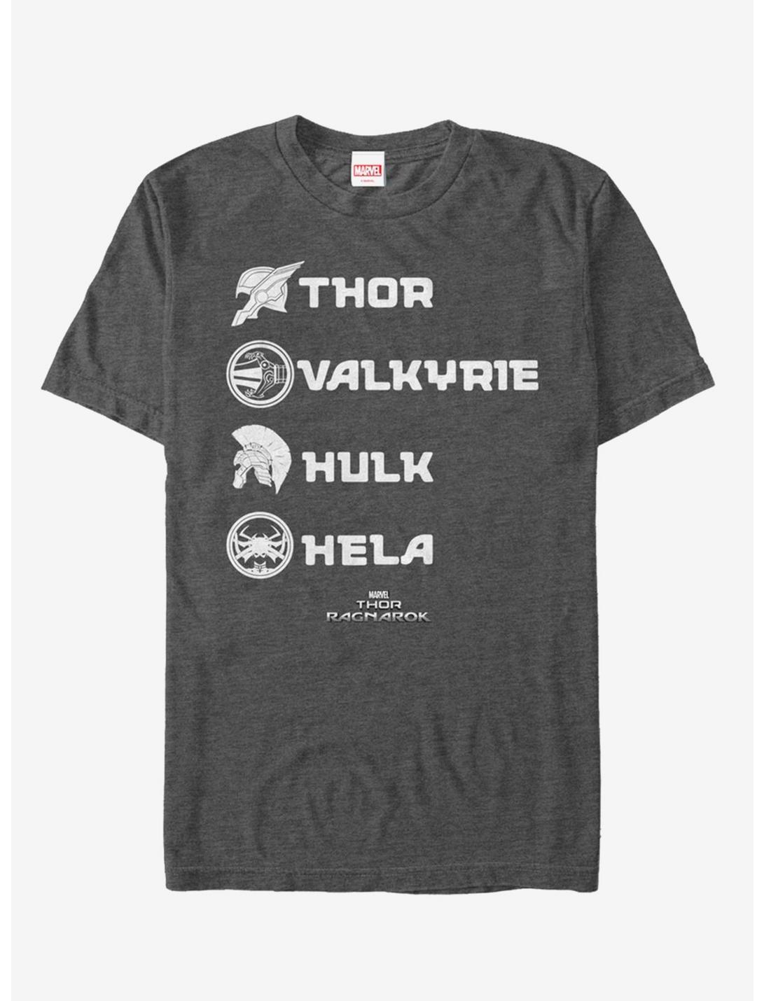 Marvel Thor Iconistic T-Shirt, CHAR HTR, hi-res