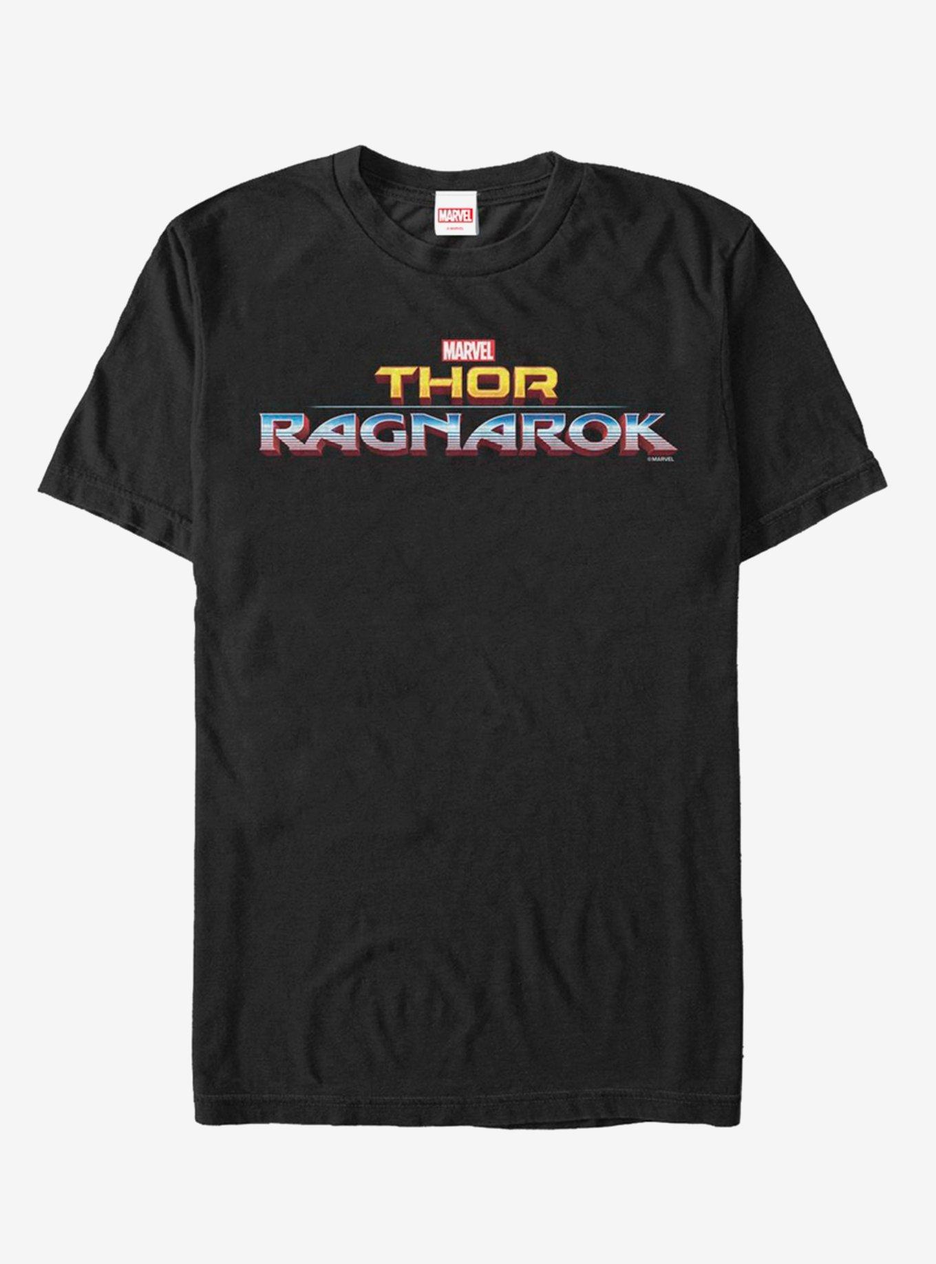 Marvel Thor Ragnarok Logo T-Shirt, BLACK, hi-res