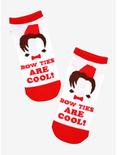Doctor Who Eleventh Doctor Bow Ties No-Show Socks, , hi-res