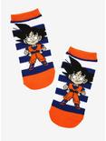 Dragon Ball Z Goku Chibi Stripe No-Show Socks, , hi-res