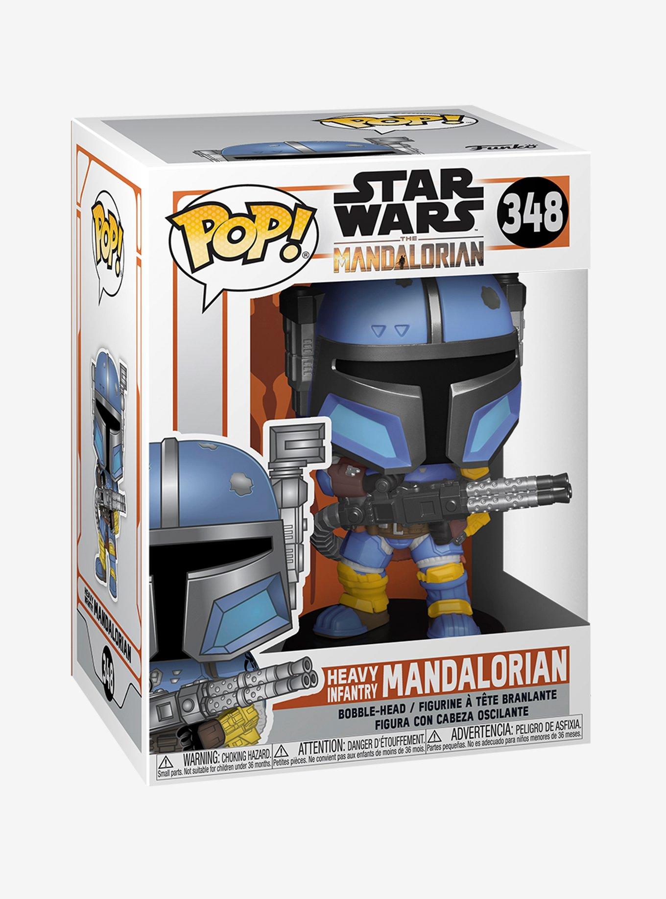 Funko Star Wars The Mandalorian Pop! Heavy Infantry Mandalorian Vinyl Bobble-Head, , hi-res