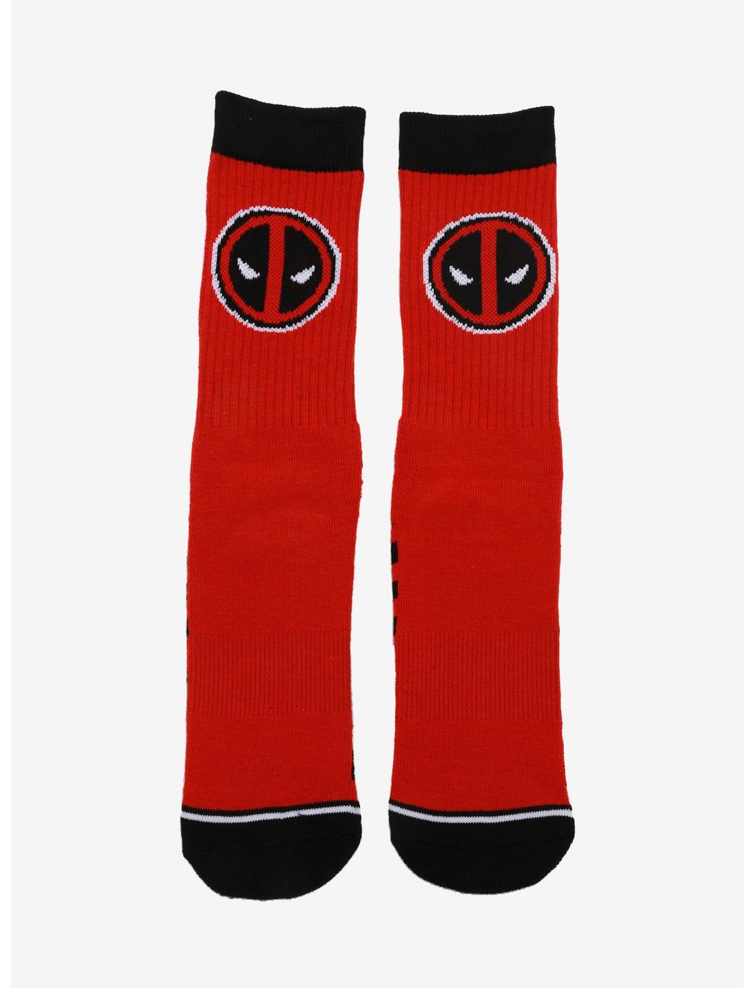 Marvel Deadpool Crew Socks, , hi-res