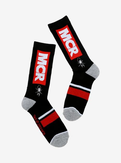 My Chemical Romance Spider Crew Socks | Hot Topic