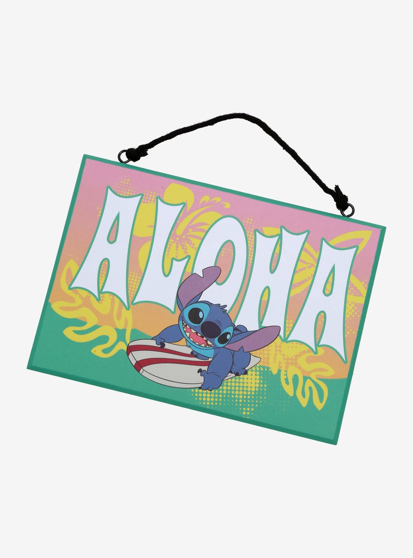 Disney Lilo & Stitch Aloha Reversible Door Sign, , hi-res